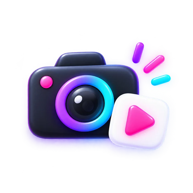 Icono de foto y vídeo de ContrasteLab